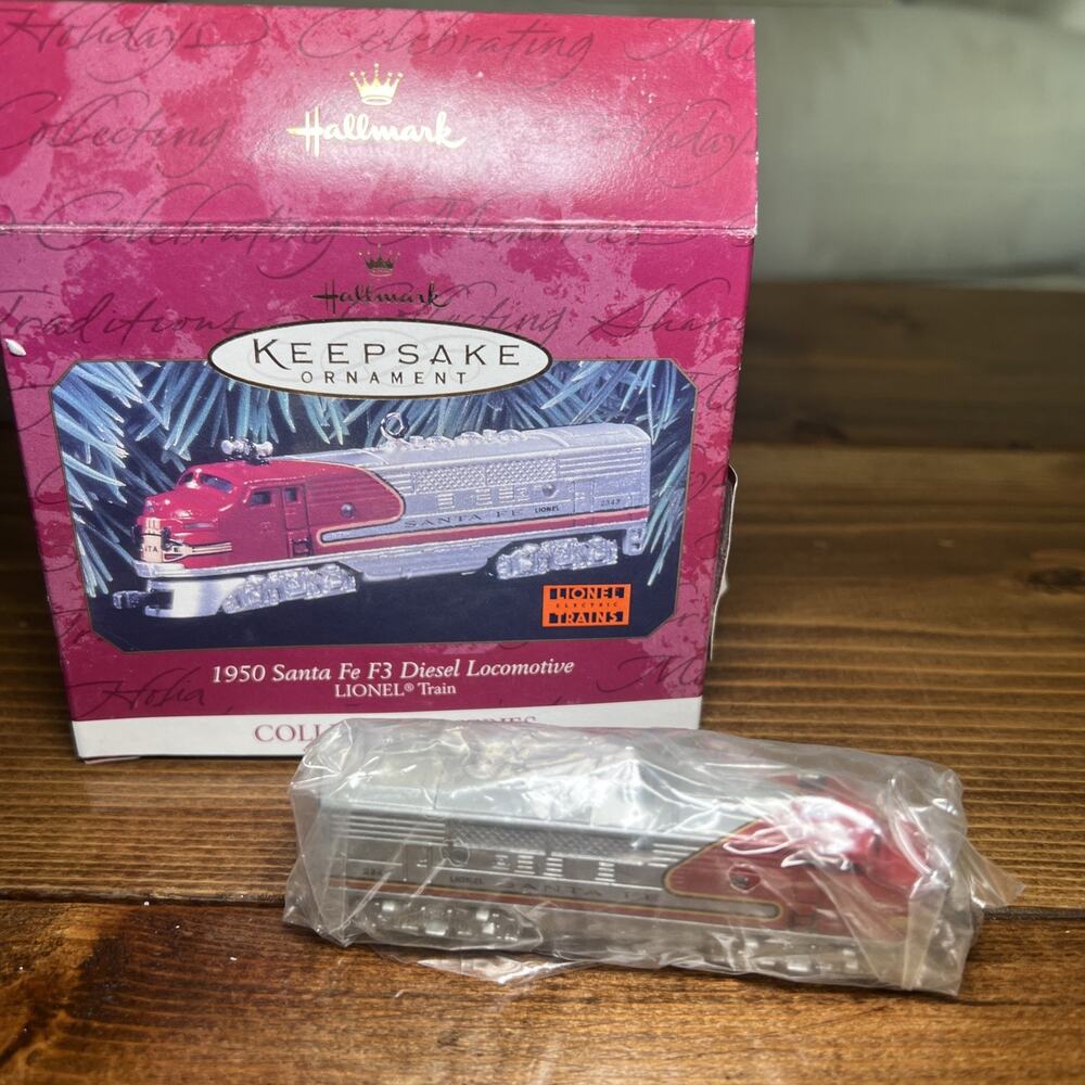 Lionel 2343 Santa Fe F3 Diesel Locomotive 1997 Hallmark Keepsake New In Box
